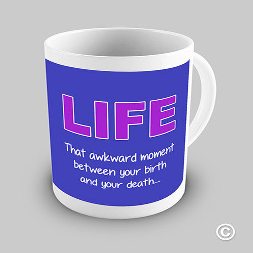 Philosophical Life Novelty Mug
