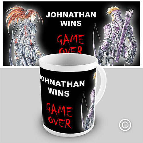 Game Over Avengers Personalised Mug