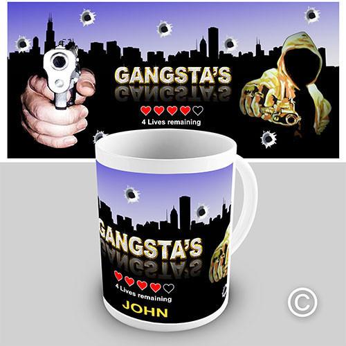 Gangstas Personalised Mug