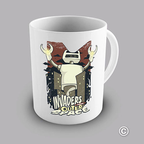 Invaders From Outer Space Novelty Mug