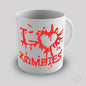 Blood Splatter Love Zombies Novelty Mug