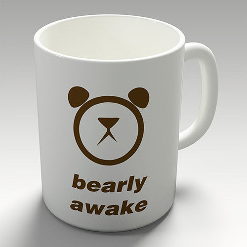 Barely Awake Novelty Mug