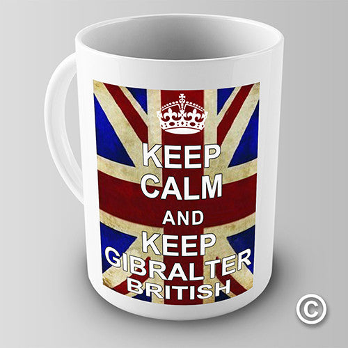 Keep Gibraltar British Novelty Mug