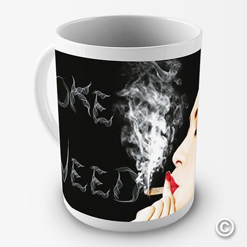 Smoke Weed Novelty Mug