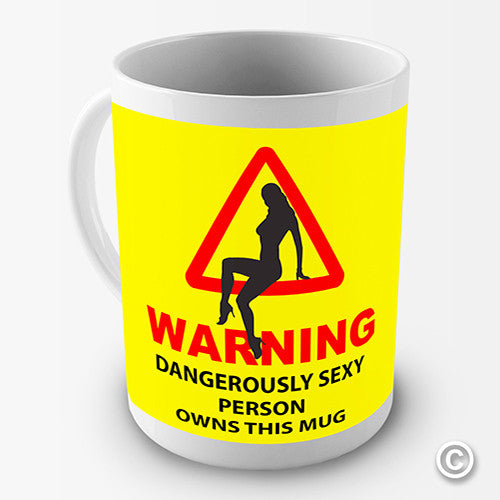 Warning Dangerously Sexy Female Funny Mug