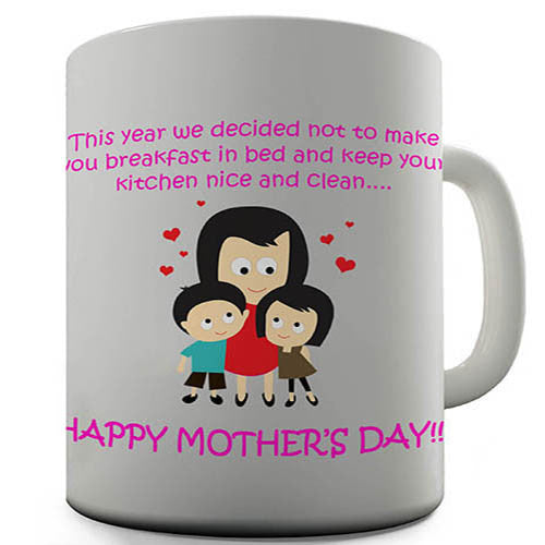 Mother's Day Breakfast In Bed Funny Mug