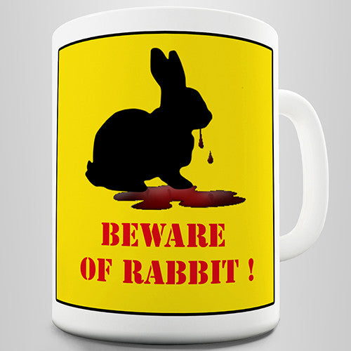 Beware Of The Killer Rabbit Funny Mug