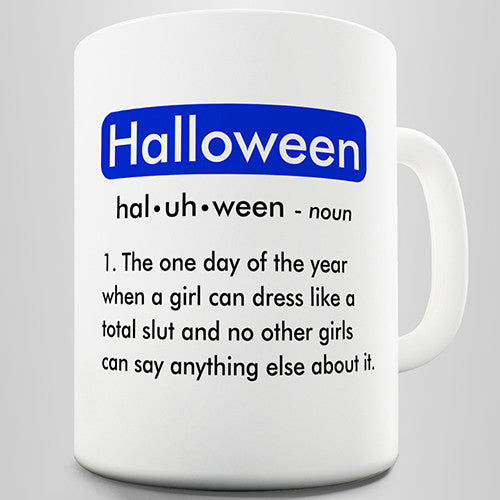 Definition Of Halloween Novelty Mug