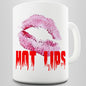 Hot Lips Novelty Mug