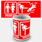 Problem Solved Funny Mug