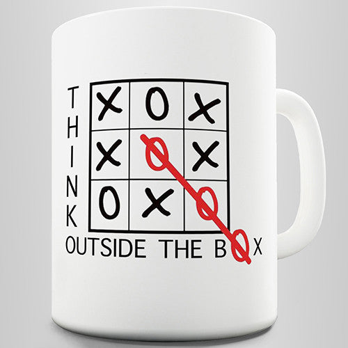 Think Outside The Box Funny Mug