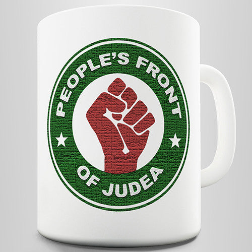 People Front Of Judea Novelty Mug