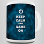 Keep Calm And Game On Novelty Mug