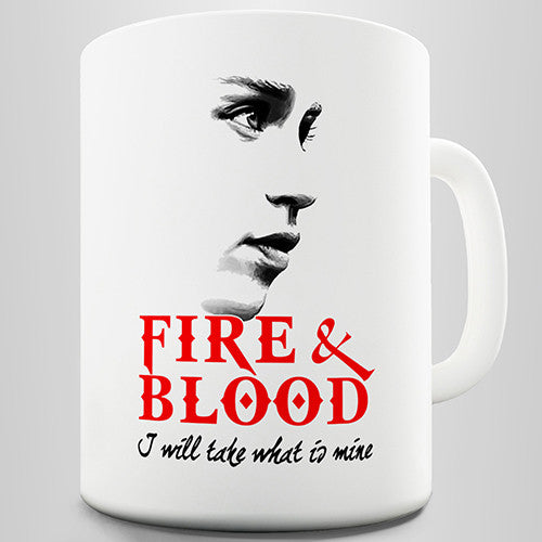 Fire & Blood Novelty Mug