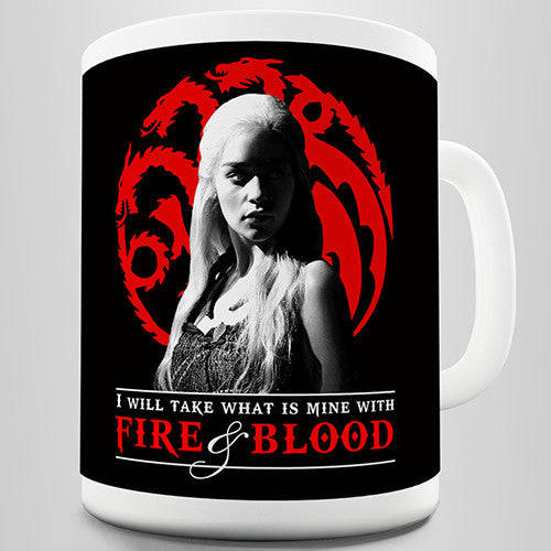 Fire & Blood Dragons Novelty Mug