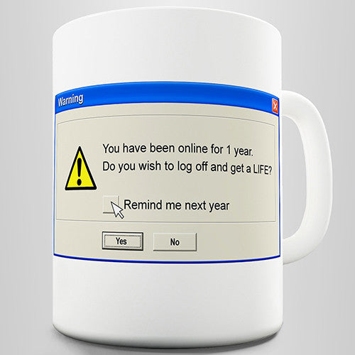 Funny Error Quote Novelty Mug