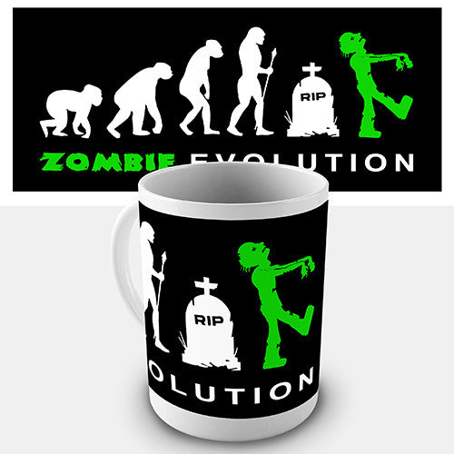 Evolution Of Zombie Novelty Mug