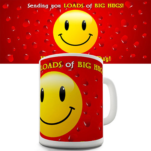 Sending Loads Of Hugs Novelty Mug