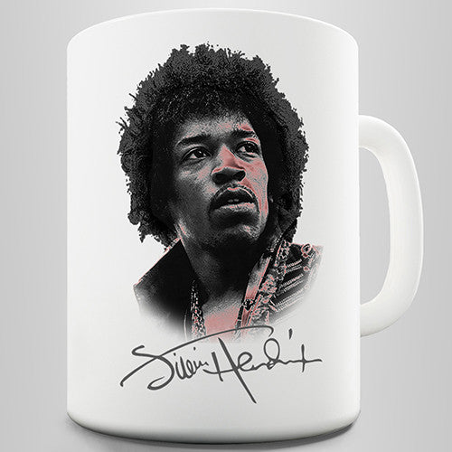 Jimi Hendrix Portrait Novelty Mug