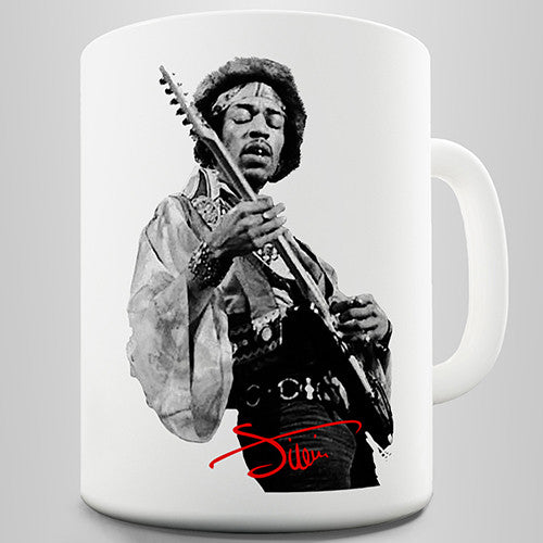 Jimi Hendrix Guitar Novelty Mug