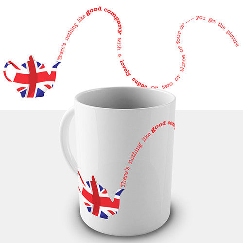 Union Jack Teapot Novelty Mug