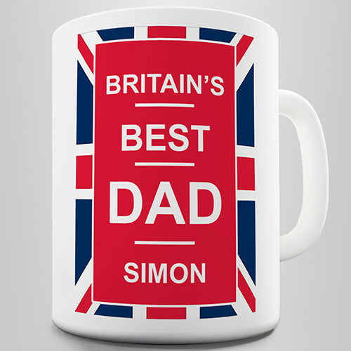 Britain's Best Dad Personalised Mug