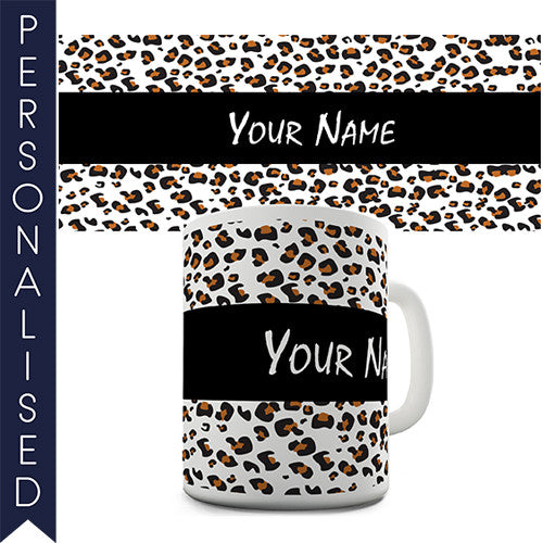 Animal Print Personalised Mug - Twisted Envy Funny, Novelty and Fashionable tees