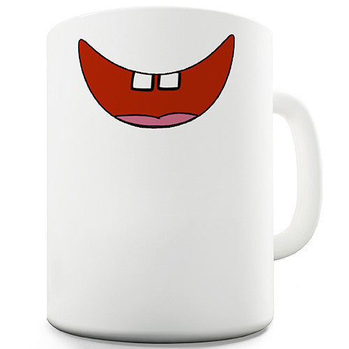 Funny Gap Tooth Smiley Novelty Mug