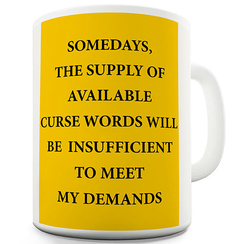Curse Words Novelty Mug