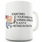 Knight In Shining Armour Novelty Mug