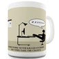 Hard Work Never Killed Anybody Novelty Mug