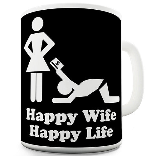 Happy Wife Happy Life Novelty Mug