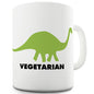 Vegetarian Dinosaur Novelty Mug