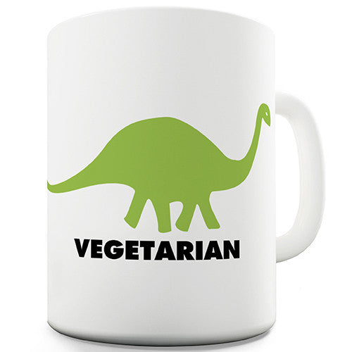 Vegetarian Dinosaur Novelty Mug