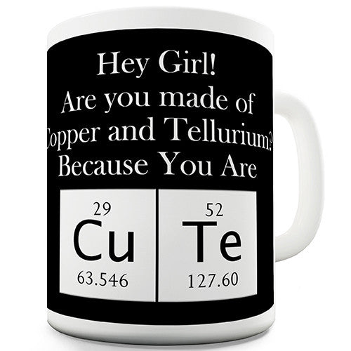 Cute Chemistry Elements Novelty Mug