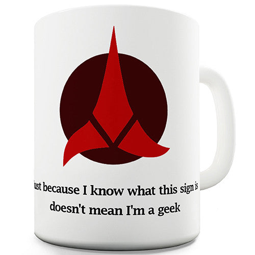 Klingon Geeky Novelty Mug