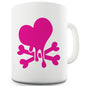 Romantic Valentines Danger Heart Novelty Mug