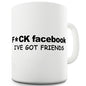 F-ck Facebook I've Got Friends Novelty Mug