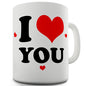 I Heart You Novelty Mug