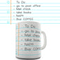 To Do List Daily Tasks Novelty Mug