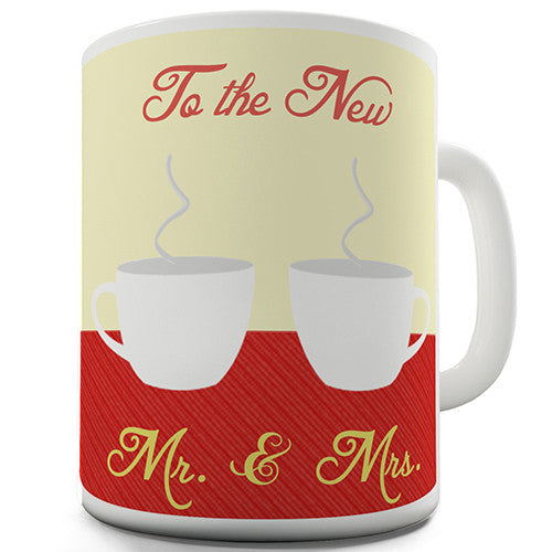 The New Mr & Mrs Newlyweds Novelty Mug