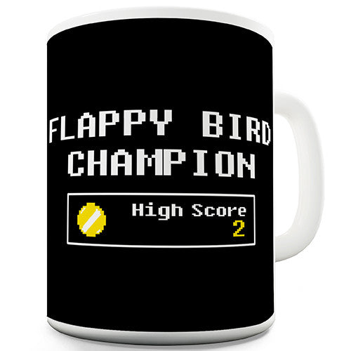 Flappy Bird Champion Novelty Mug