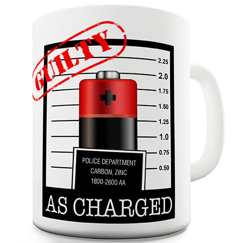 Guilty As Charged Novelty Mug