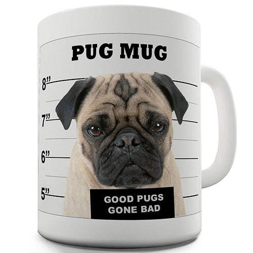 Pug Shot Novelty Mug