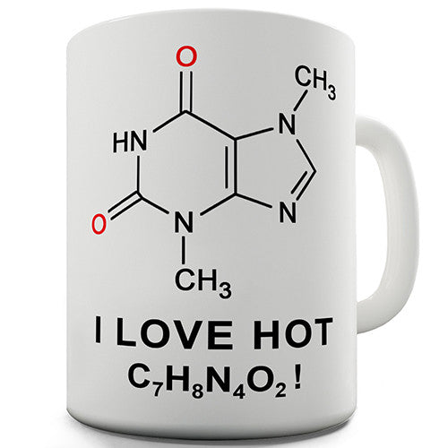 I Love Hot Chemistry Funny Mug