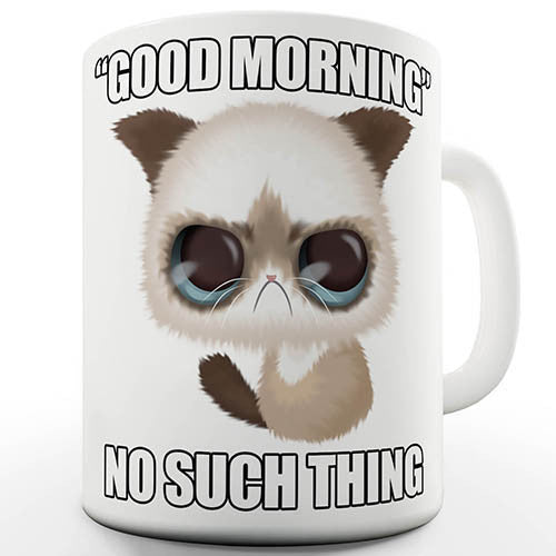 Grumpy Cat Good Morning Novelty Mug