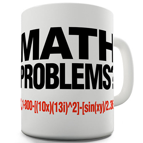 Maths Problem Novelty Mug