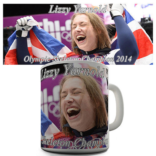 Women's Skeleton Gold Medallist Lizzy Yarnold Novelty Mug