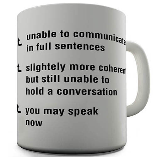 Unable To Communicate Novelty Mug