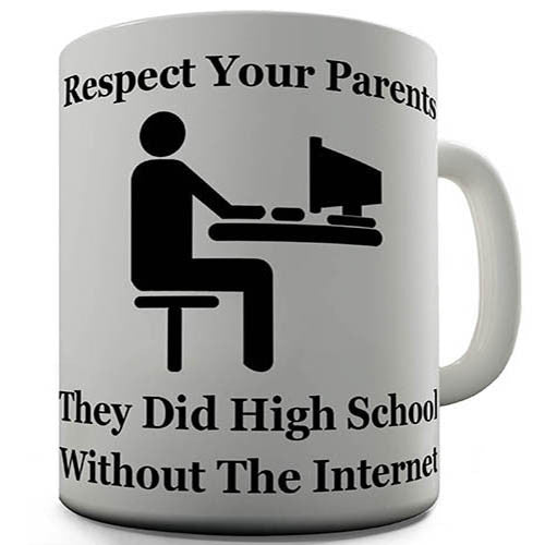 Respect Your Parents Novelty Mug